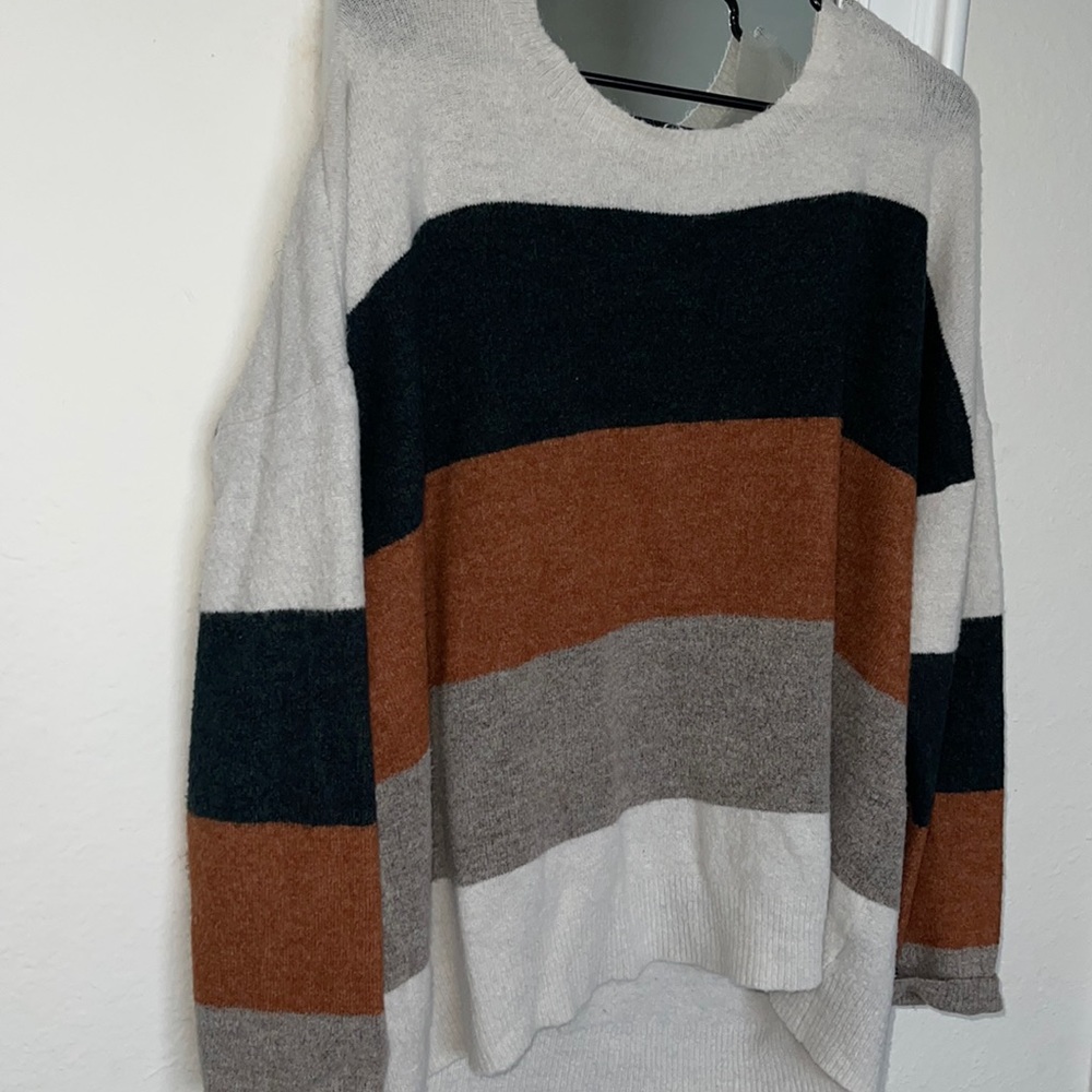 Oversized Striped Sweater